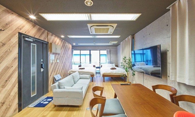 Shinbashi Apartment | 6person room2 double beds sofa bed4minute wa/Minato-ku Tokyo