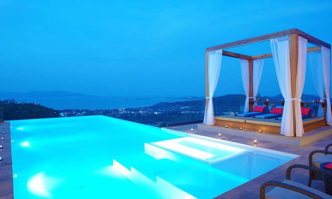 Bophut Hills House | 7 Bedroom Sea View Villa Blue SDV080C-By Samui Dream Villas