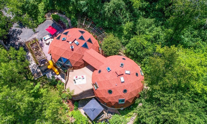 Eden Prairie House | 8000 square foot GEODESIC DOMES - the most unique and magical vacation home EVER