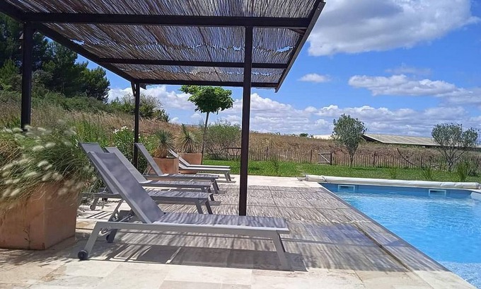 Montagnac House | 80m2 gîte with swimming pool in a peaceful natural setting between vineyards and garrigue (2)