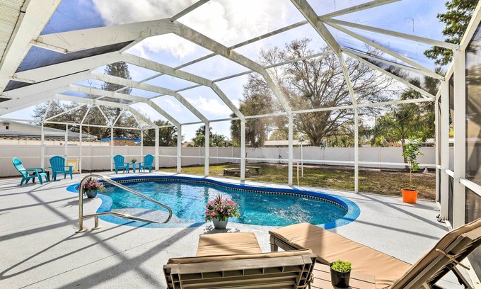 Bayshore Gardens House | 9 Mi to Beaches: Home w/Pool & Patio in Bradenton