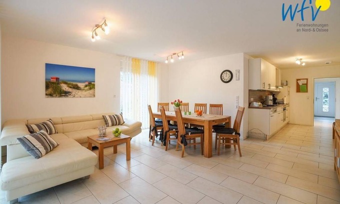Borkum House | 95 m² House ∙ 2 bedrooms ∙ 4 guests