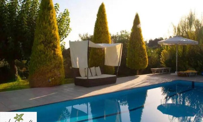 Roustika Villa | Abelos Villa (views, garden and private pool*)