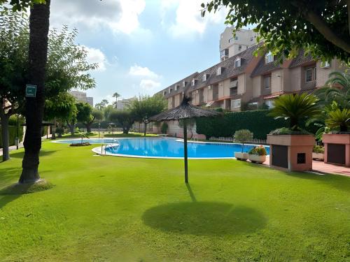 Cabo de las Huertas House | Adosado con piscina en la playa