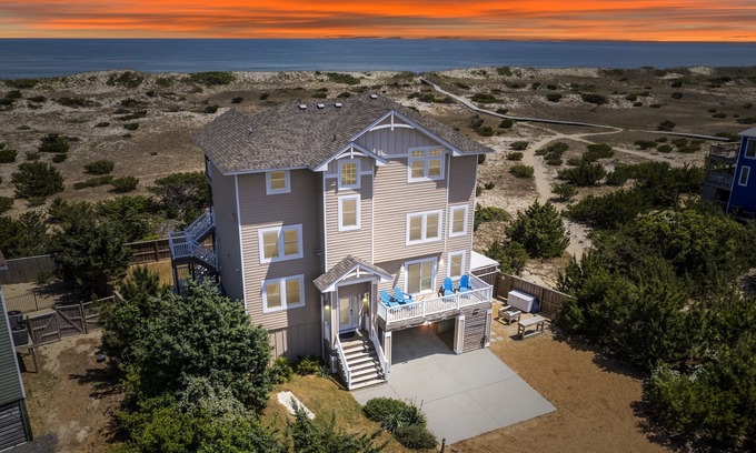Salvo House | Advance Book Special—Oceanfront 6B/6.5B, Elevator, Salt Pool, Hot Tub, Rec Room