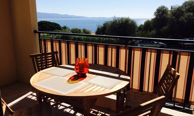Ajaccio Apartment | Ajaccio Route des Sanguinaires Sea view sleeps 6