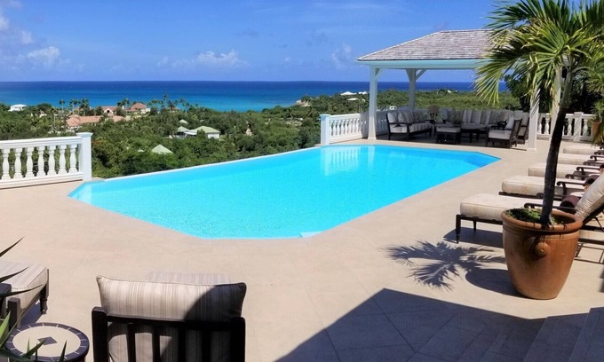 Plum Bay Villa | ALL NEW-MILLE FLEURS-Spectacular Ocean Views & Privacy-FORMER DIANA ROSS ESTATE