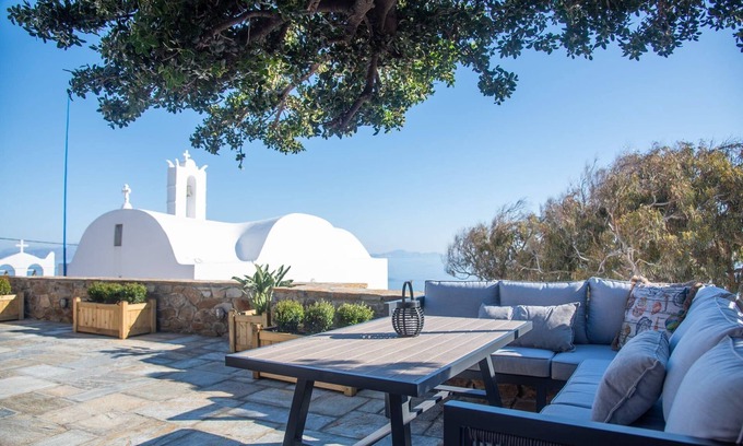 Psathi Villa | Alluring Ios Villa | Villa Almyra | 1 Bedroom | Breathtaking Sea Views |.