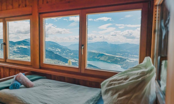 Millstatt Cabin | Almrauschsuite - 5-bett Familienzimmer mit Veranda - Alexanderhütte
