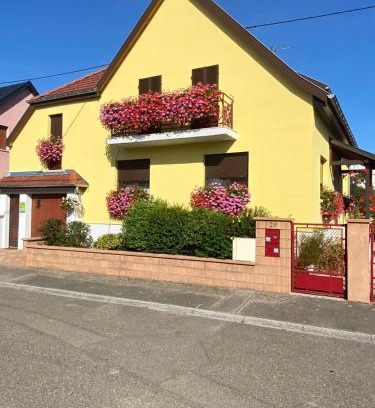 Oberhergheim Apartment | ALSACE Gîte 3étoiles prox Marchés de Noël Colmar, Eguisheim, parking, calme