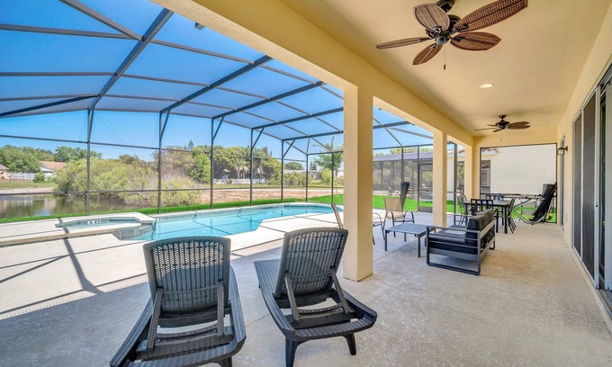 Sunridge Woods House | Amazing HOME W/POOL, GAME ROOM NEAR DISNEY, 8 BEDS