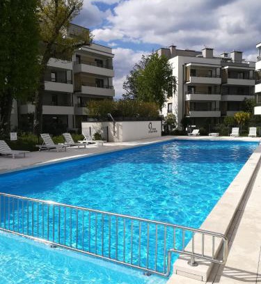 Sianozety Apartment | Apartament Blue Sky nad morzem w Rezydencji Ustronie Morskie - BASEN!