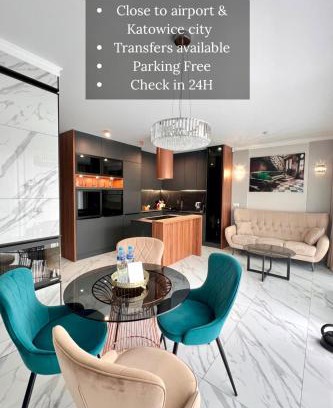 gmina Bobrowniki Apartment | Apartament Exclusive Luxor Bobrowniki Katowice Pyrzowice