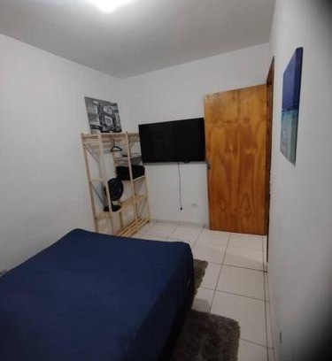 Furnas Apartment | Apartamento 7 no Tremembé quarto cozinha banheiro
