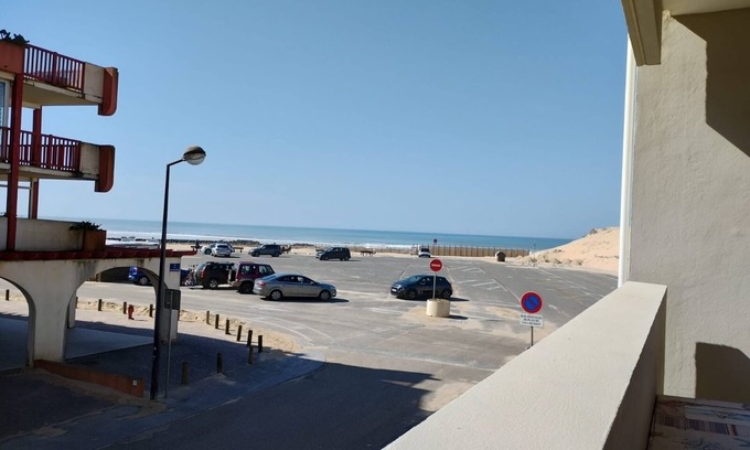 Vieux-Boucau-les-Bains Apartment | Apartment with ocean view separate room private park. in quiet residence