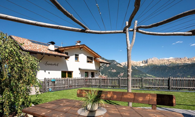 Cornedo All'isarco Apartment | Apartment 'Furnerhof Apt Olpenglühn' with Mountain View, Shared Garden and Wi-Fi