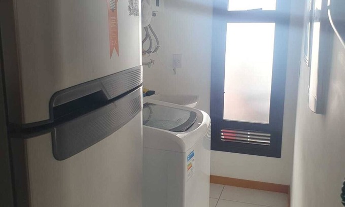 Nossa Senhora de Fatima Apartment | Apartment in a club condominium, facing the sea, with barbecue on the balcony.
