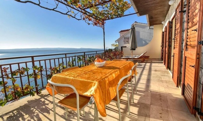 Pisak Apartment | Apartment in Pisak with Seaview, Terrace, Air condition, WIFI (77-4)