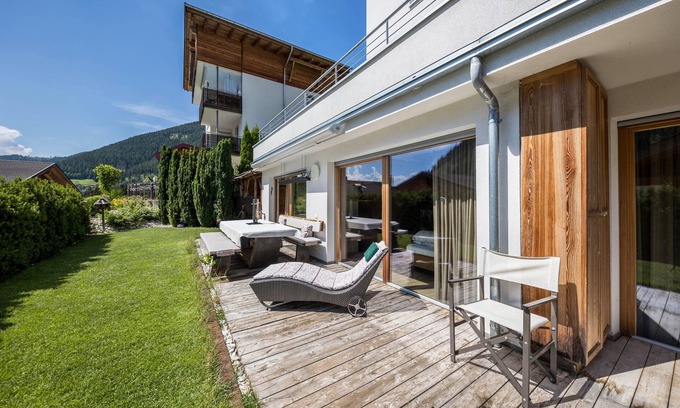 Nova Levante Apartment | Apartment 'Residence Latemarblick' with Mountain View, Private Terrace and Whirlpool