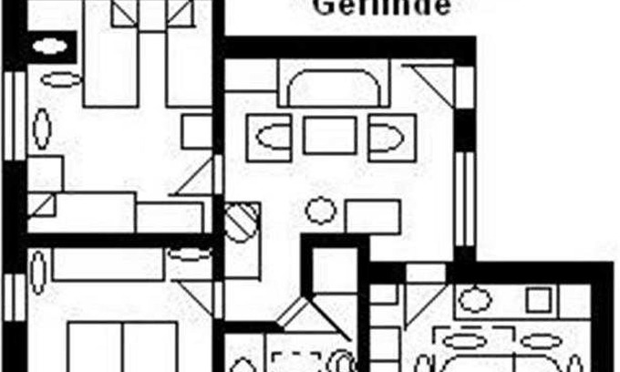 Wernborn Apartment | Apartment U3 = Gerlinde - House U, for 1-15 persons, 25km to FFM-Nord