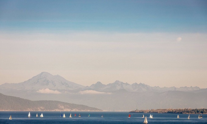 Olga Apartment | Apartment with Sweeping View of Water & Mountains, Private Beach Access