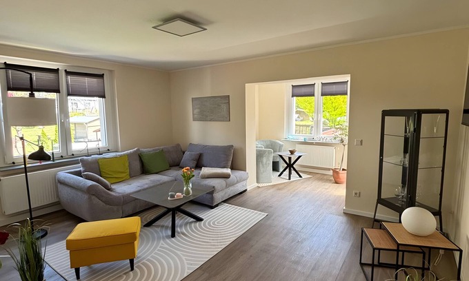 Bad Karlshafen Apartment | Apartment 'Wohnung 3' with Shared Terrace, Shared Garden and Wi-Fi
