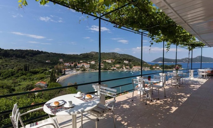 Kolocep Island Apartment | Apartments Miskovic - Duplex One Bedroom Apartment with Balcony and Sea View (West)