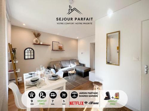 Belfort Apartment | Appart'Hotel Le Tilleul - NETFLIX, JARDIN ET FIBRE OPTIQUE