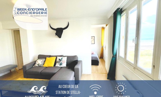 Stella-Plage Apartment | Appartement Cocoon - Face mer - Stella-Plage