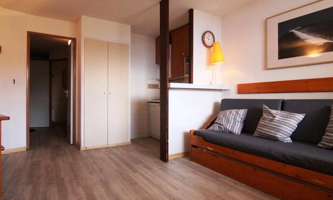 Bergers Apartment | Appartement cosy 2 pièces, balcon, 6 pers. - Alpe d'Huez, proche pistes et commerces - FR-1-405-174