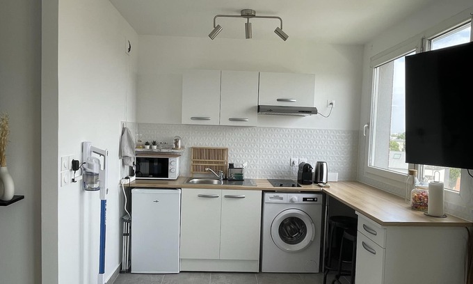 Orly Condo | Appartement Cosy et Lumineux, Proche Aéroport Orly