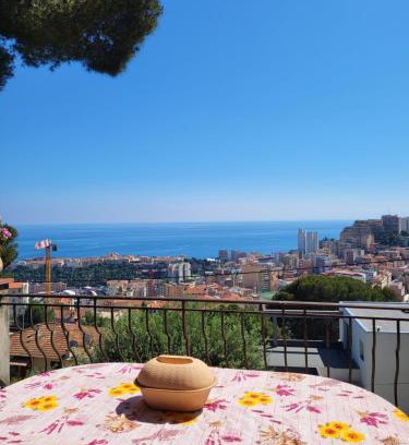 Beausoleil Apartment | Appartement dans villa provençale avec terrain de boules vue imprenable sur monaco