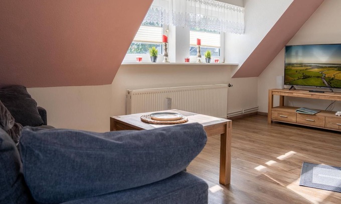 Forlitz-Blaukirchen Apartment | Appartement/fewo, Dusche OG, WC, 2 Schlafräume OG - Ferienwohnung Schützenweg 10A