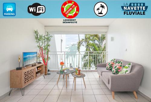 Pointe du Bout Apartment | Appartement les pieds dans l'eau