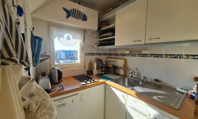 Arzon Apartment | Appartement Pour 4 Personnes vue Port du Crouesty à Louer