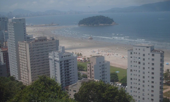Aparecida Apartment | Apt fte beach with panoramic view, 2 bedrooms, Wi-Fi, Aparecida Beach (channel 5)