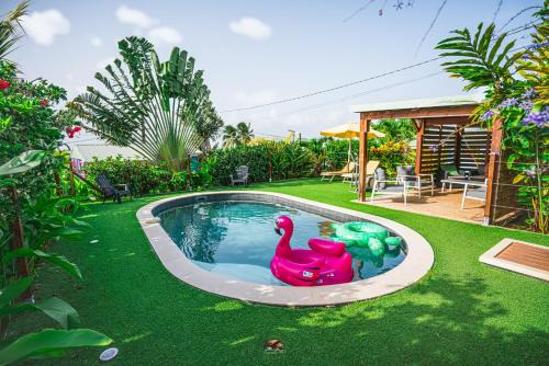 Goyave Apartment | Au coeur du papillon en amoureux piscine à partager