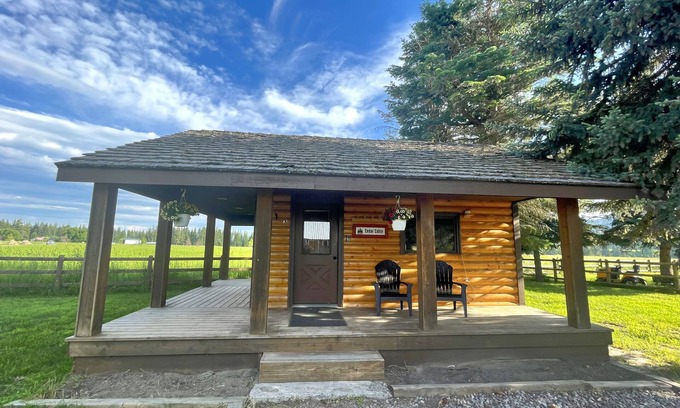 Whitefish Cabin | Authentic Montana Cabin in Fantastic Location
