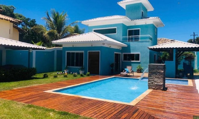 Caravelas House | Búzios Casa Azul premium um local pra ser feliz lugar de sossego e descanso