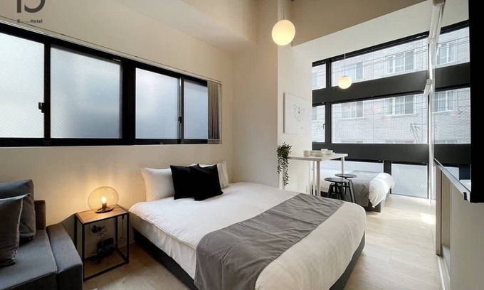 Hiroshima City Centre Apartment | b hotel Stylish Loft Studio Steps from Peace Park