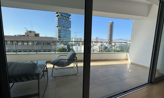 Nicosia Apartment | Balcony Views - Specious 2 BR Flat