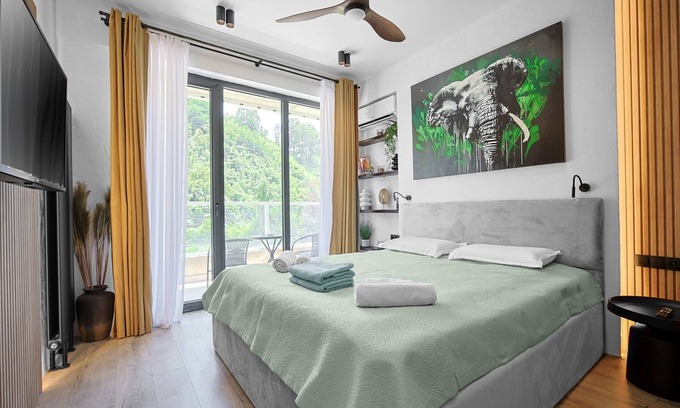 Tsikhisdziri Apartment | Bali Vibes in Georgia,Premium Studio with Forest View & Beach Access