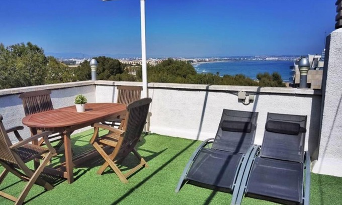 Cap de Salou Apartment | Barbacoa + vistas al mar + playa + piscina.