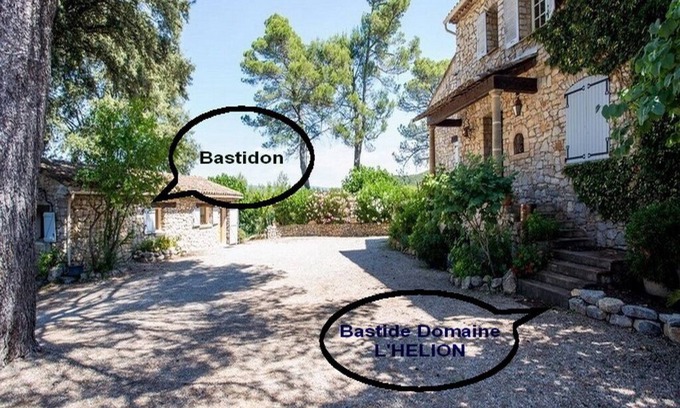 Taradeau House | BASTIDON DOMAINE L'HELION 8 PERSONNES salt water swimming pool 12mx6m