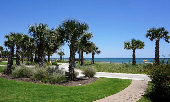 Downtown Myrtle Beach Condo | Bay View Resort by Elliott Beach Rentals