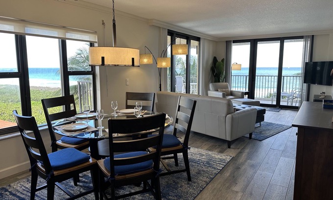 Fort Pierce Shores Condo | Beach Front Condo with wrap around balcony - Next available Sep 2026