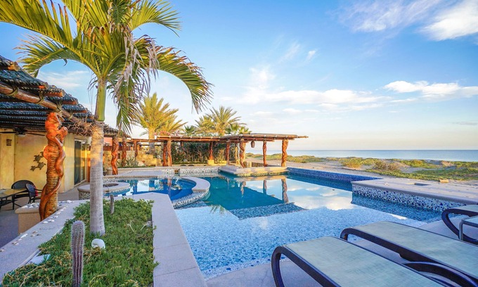 La Paz Villa | BEACHFRONT, PRIVATE POOL, GOLF, Concierge, Daily Maid and Chef-Meal Services at Paraiso del Mar