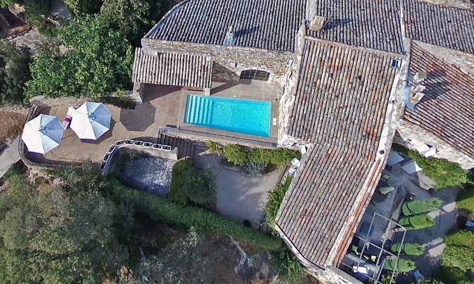 La Capelle-et-Masmolene Other | Beautiful building with view near Uzès, & air-conditioned