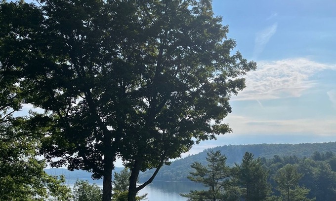 Hadley House | Beautiful Great Sacandaga lakefront home. Sleeps 8+. 96' private beach & dock.