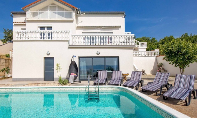 Senj House | Beautiful private villa with private pool, A/C, WIFI, hot tub, TV, terrace and pets allowed
